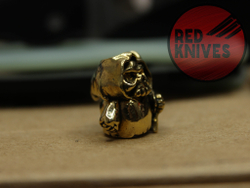 Бусина темлячная "Мини смерть", латунь