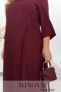 Платье 2353-бордо Minova