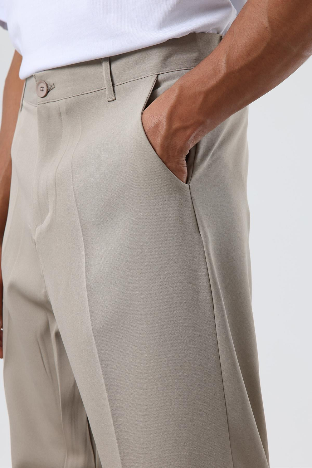 Однобортный бежевый оверсайз (УКОРОЧЕННЫЙ ПИДЖАК)