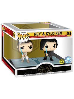 Фигурка Funko POP! Moment Bobble Star Wars Rey & Kylo Ren (GW) (Exc) (758) 85182