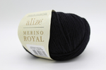 Пряжа "Merino Royal" 60 Чёрный