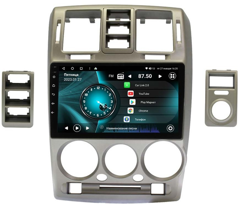 Магнитола для Hyundai Getz 2002-2011 - Vaycar VA23-1411 на Android 13, 8-ядер, 4G SIM-слот