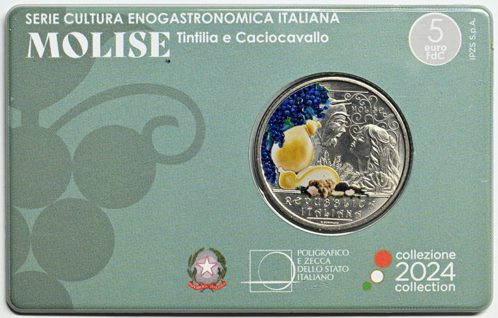 ИТАЛИЯ, 2024, 5 ЕВРО