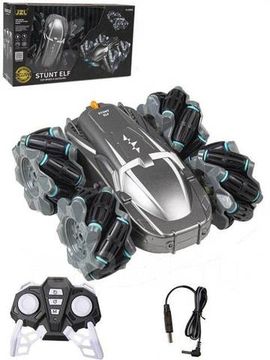 Машина перевертыш STUNT ELF на Р/У (Черный Эльф)