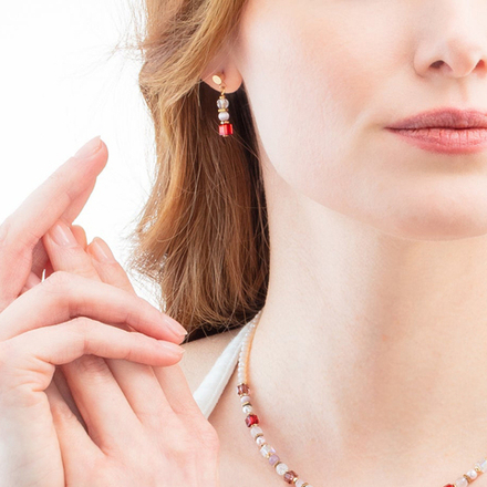 Серьги Coeur de Lion Red-Rose 2105/21-0319