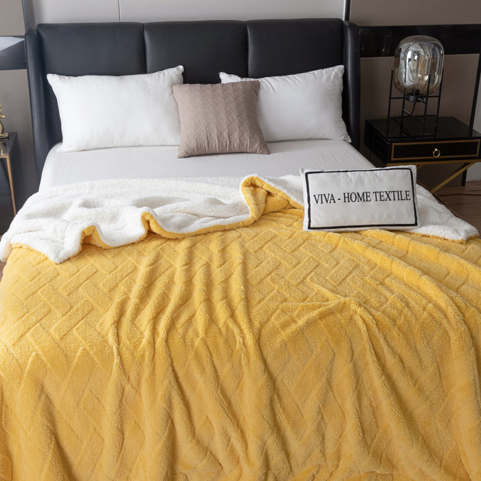 Плед Fluffy/Пушистый бамбуковая микрофибра FL007