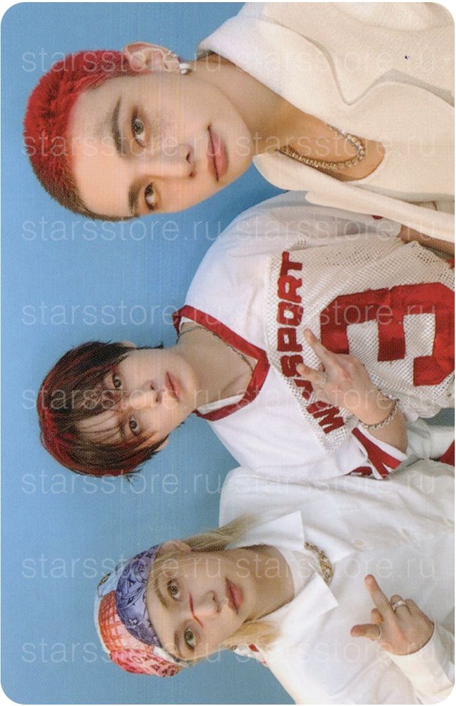 Фотокарта Felix &amp; Lee Know &amp; Hyunjin STRAY KIDS - KARMA (SOUNDWAVE LUCKY DRAW)