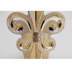 Акриловая ванна Radomir (Радомир) Леонесса перламутр 175х80, на ножках "лилия" Chrome