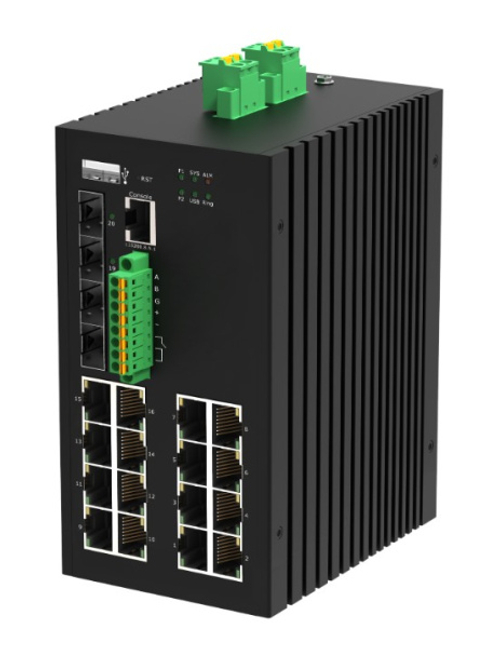 Коммутатор управляемый NikoMax GL-SW-G307-16P4ST-I
