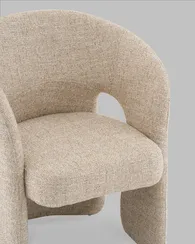 Стул-кресло 1681, кремовое