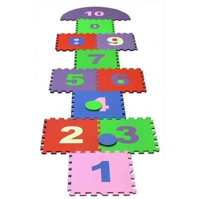 Коврик-пазл Экополимеры (11 плит 30x30x0,9см, 1,5кв.м./уп) Классики