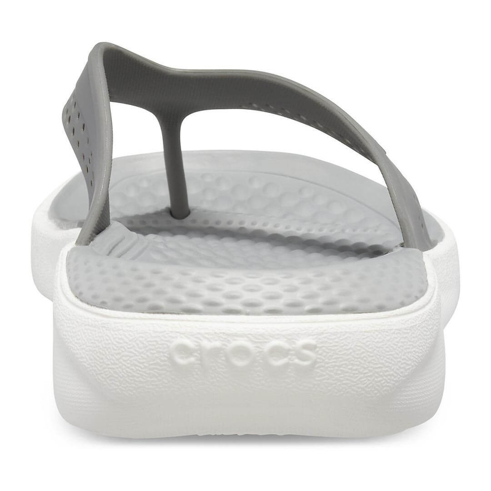 Шлепанцы Crocs LiteRide Flip Smoke Pearl White