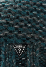 Шапка GUESS Зелено-серый меланж/Серебристый люрекс (Девочка)