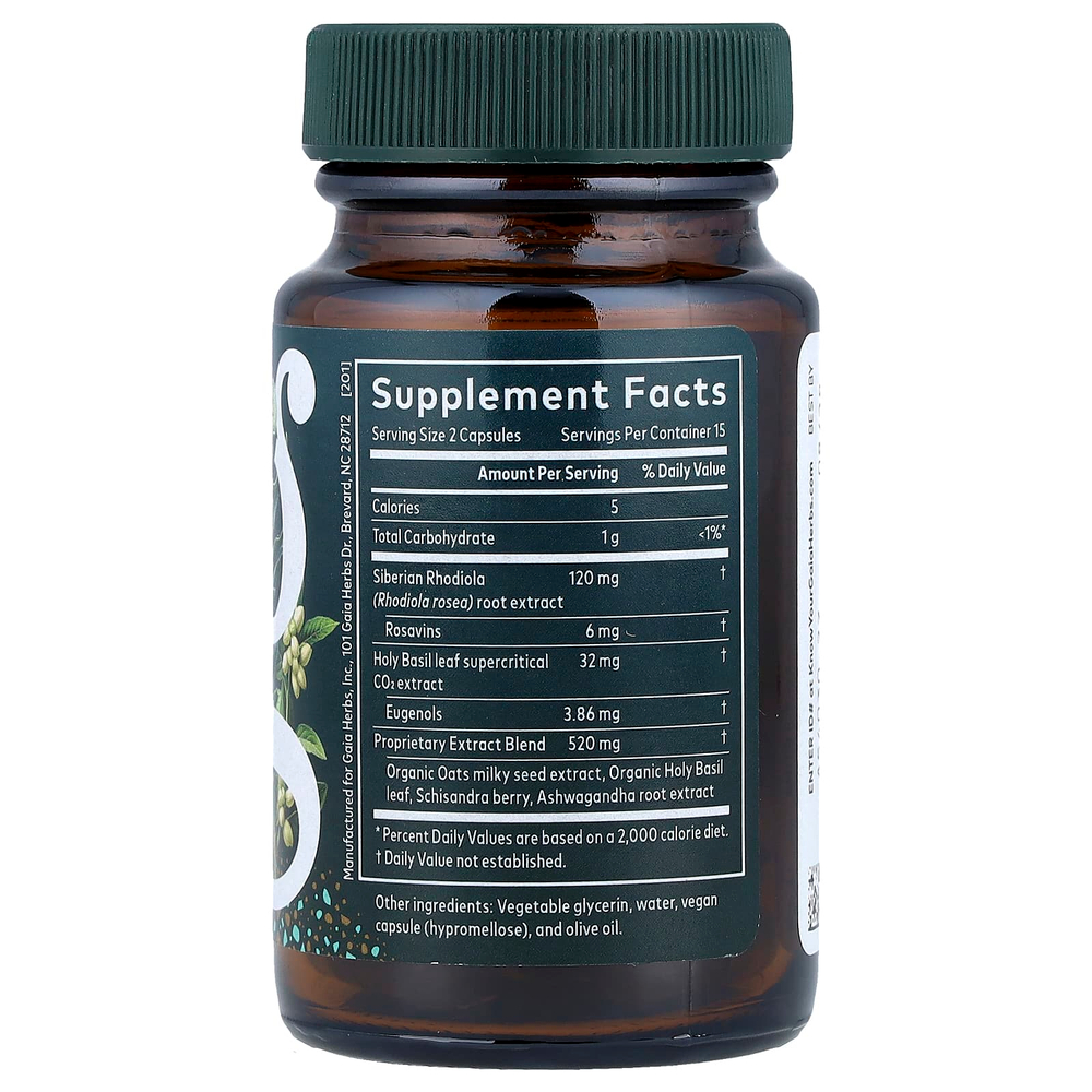 Gaia Herbs, Stress Response™, 30 капсул с фитокапсулами