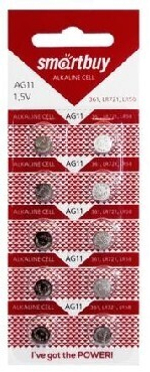 Элемент питания Smartbuy AG11 ВL/10 (комплект 10 шт)