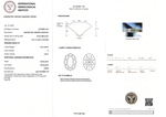 Лабораторно-выращенный бриллиант овал 9.41 х 6.42 х 3.92 мм D/VVS2 1.52 ct