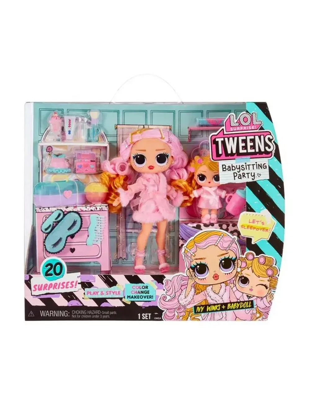 Набор 2 куклы Лол Твинс Lol Tweens Ivy Winks оригинал