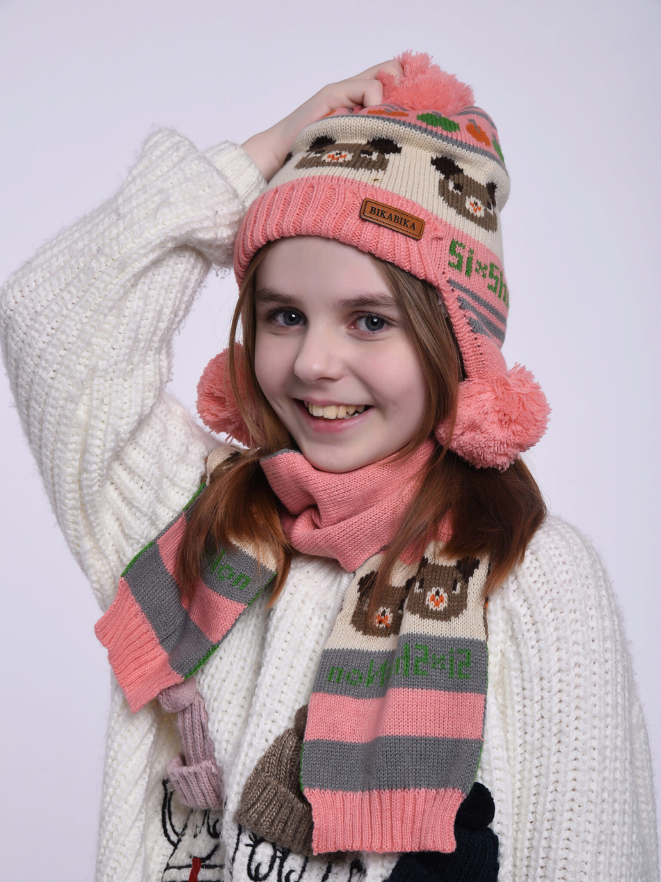 Комплект детский (Шапка+Шарф)