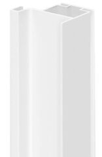 Профиль Gola-X вертикальный, L-формы, ДСП 16мм, 5000мм, белый матовый, AQ