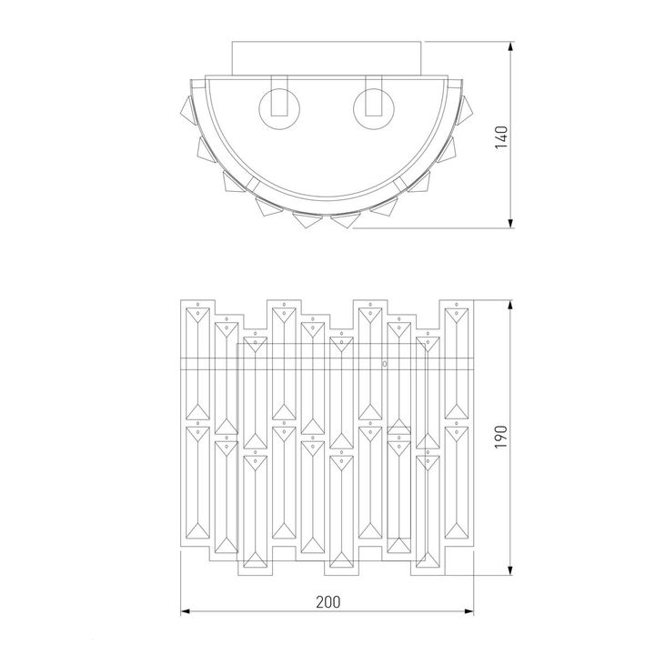 Настенный светильник Bogates Zolletta 339/2