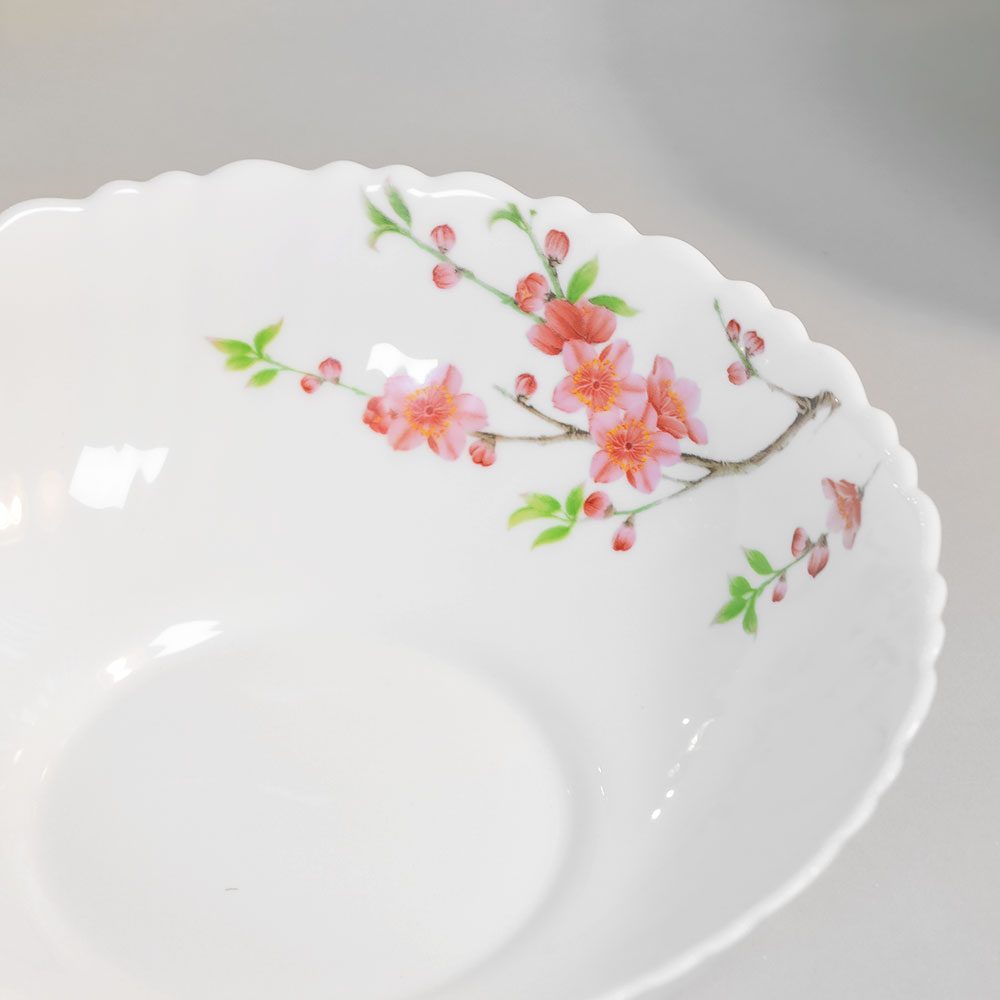 Столовый набор 13 предметов "Флора", стеклокерамика, Jewel 6933