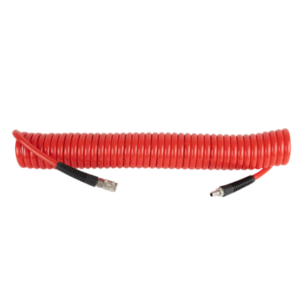 Шланг пневматический спиральный Harrison HRS-228015 с БРС, 15 м, 8х12 мм