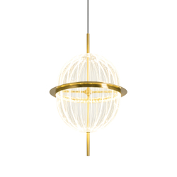 Подвесной светильник 8631P/C copper/clear