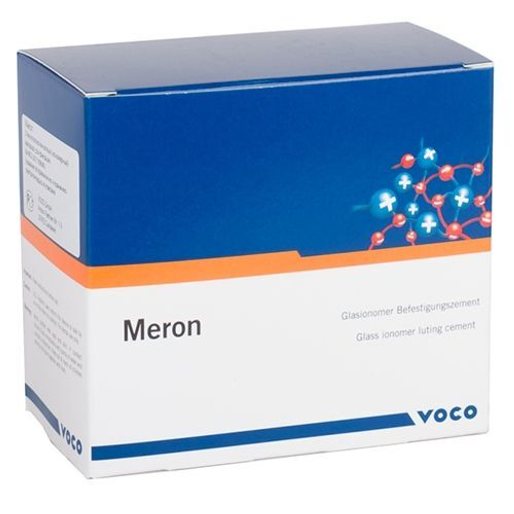 Мерон / Meron порошок 35гр жидкость 15гр. Стеклоиномерный цемент для фиксации коронок VOCO Германия