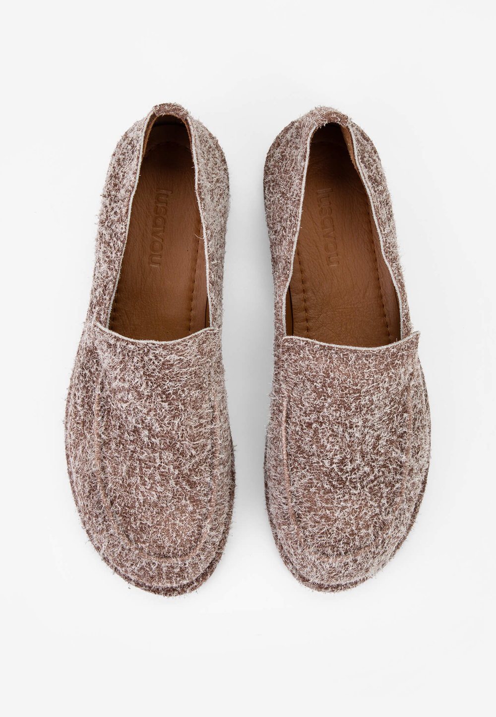 Лоферы // Ivana // Tobacco // Fluffy