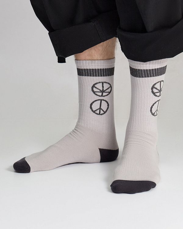 Носки Socks Peace Grey - фото 2