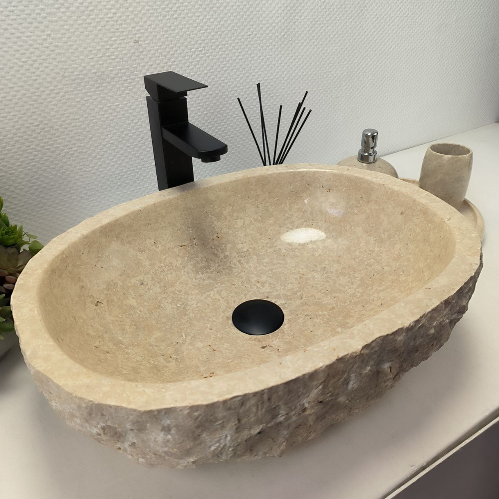 Раковина из мрамора Erozy Cream EM-62672 52*40*15 122
