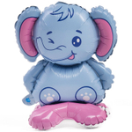 Шар Фольгированный Слоник (Серый)