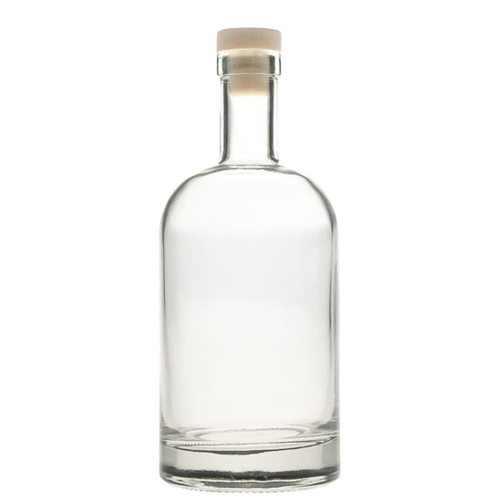 Бутылка графин 50 мл "Bottle" d 3,5 см h10,7 см с пласт. пробкой стекло P.L.
