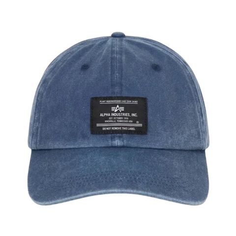 Бейсболка Alpha Industries Battlewash Cap Rep. Blue (Синяя)