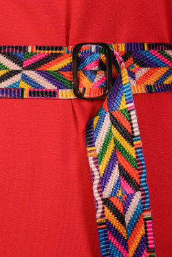 Трикотажное платье 2666АП, красный #234Кг052666АП