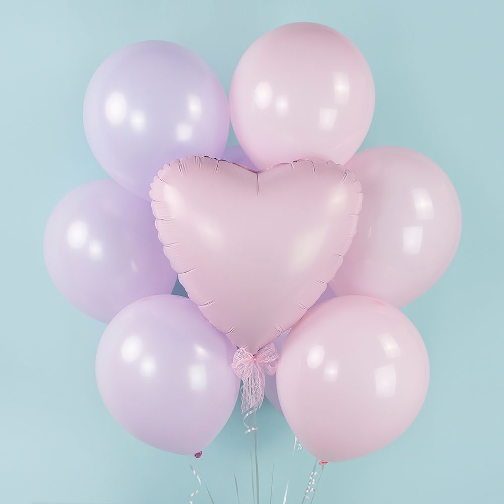 Шар (12''/30 см) Нежно-розовый (H15/710), макарунс, 100 шт.