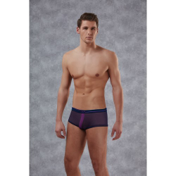 Мужские трусы боксеры темно-синие е в сетку Doreanse 1586 Boxer