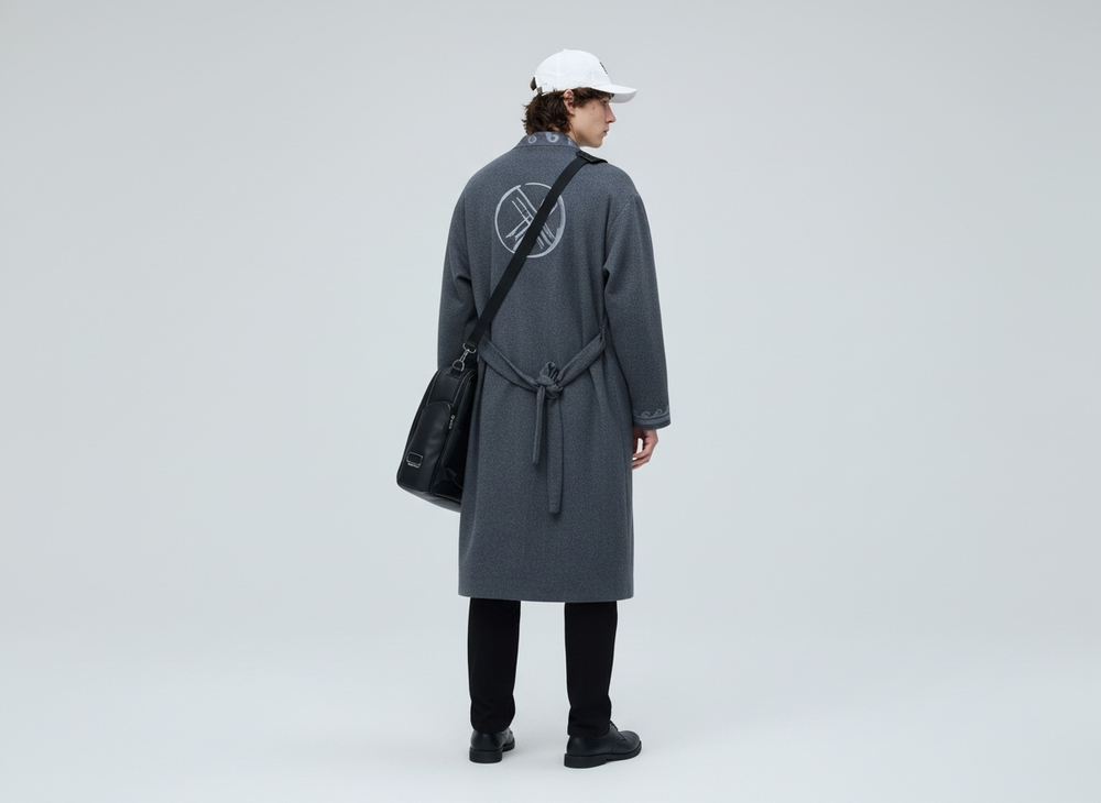 Шапан шерстяной OYU TOLQYN GREY