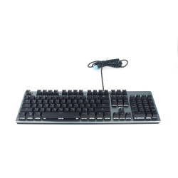 Клавиатура игровая Gembird KB-G550L {USB, бирюзовый металлик, переключатели Outemu Blue, 104 клавиши, подсветка 7 цветов 20 режимов, FN, кабель тканевый 1.8м}
