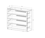 Комод Айрон КМ-02 белый