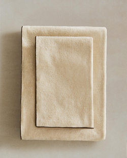 Zara Home Полотенце для лица и рук из хлопка, чёрный · 4596/013