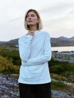 Лонгслив с цельнокроеным воротником