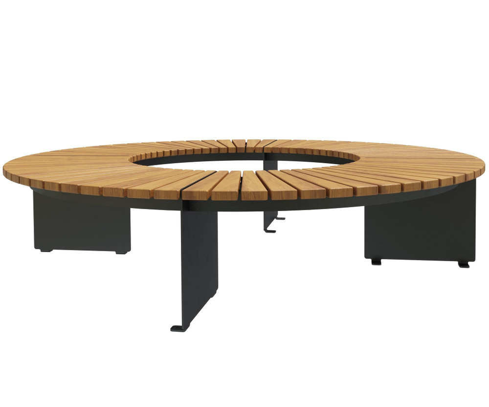 Скамейка стальная круглая «Сол» без спинки