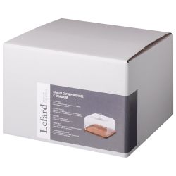 БЛЮДО СЕРВИРОВОЧНОЕ "AQUA" С КРЫШКОЙ ДИАМЕТР 24,5 СМ ВЫСОТА 17 СМ