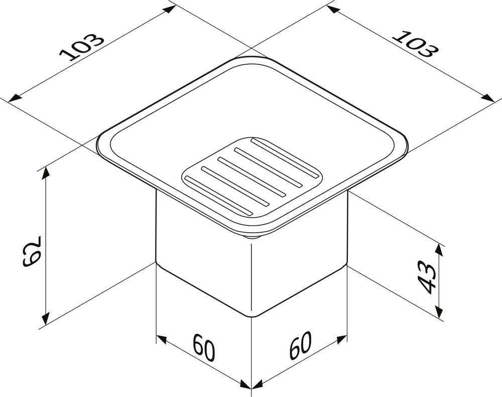 Набор Стакан STWORKI Стокгольм HASG31300 + Мыльница HASG31200