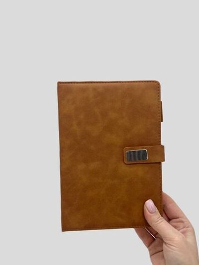 Блокнот А5 в линейку 170 л коричневый (8412-4)