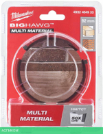 Коронка Milwaukee Big Hawg 92мм (4932464933)