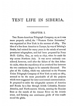 Tent Life in Siberia | Kennan George