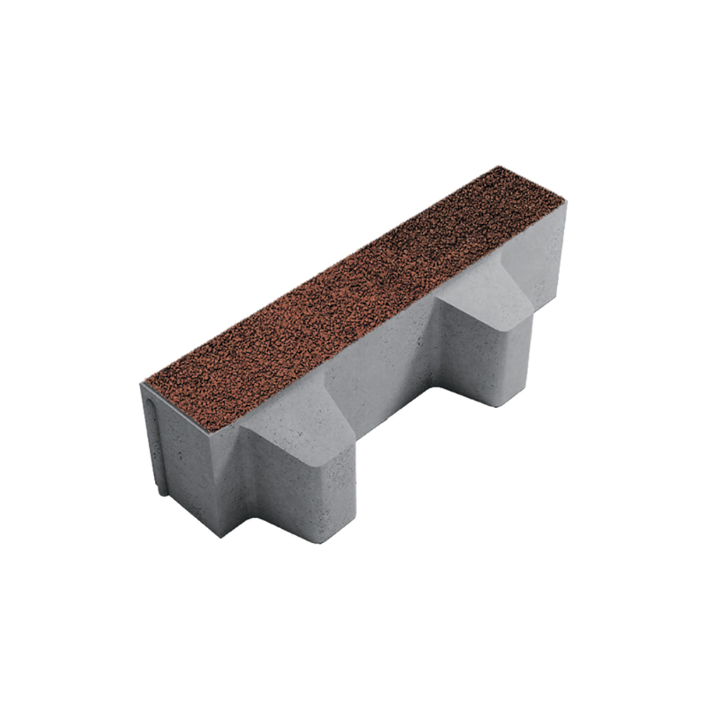 Тротуарная плитка ГАЗОННАЯ РЕШЕТКА - Листопад гранит Клинкер