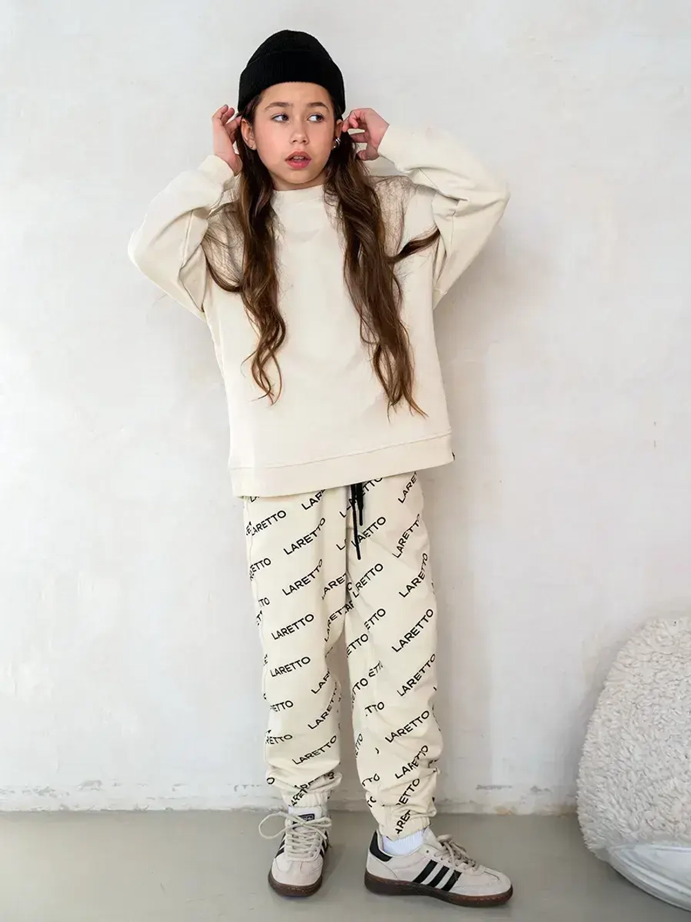 Спортивный костюм для девочки, свитшот и брюки